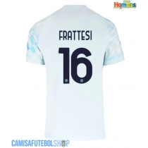 Camisa de time de futebol Inter Milan Davide Frattesi #16 Replicas 2º Equipamento 2025-26 Manga Curta